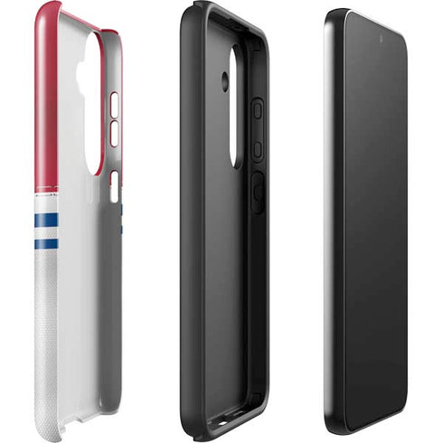 NFL New York Giants White Striped Galaxy S24 Plus Impact Case