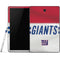 NFL New York Giants White Striped Samsung Galaxy Tab Skin