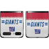 NFL New York Giants White Striped Galaxy Z Flip Skin