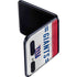 NFL New York Giants White Striped Galaxy Z Flip Skin