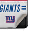 NFL New York Giants White Striped Galaxy Z Flip Skin