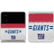 NFL New York Giants White Striped Galaxy Z Flip4 5G Skin