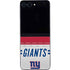 NFL New York Giants White Striped Galaxy Z Flip5 5G Skin