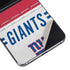 NFL New York Giants White Striped Galaxy Z Flip5 5G Skin