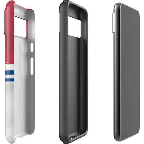 NFL New York Giants White Striped Google Pixel 8 Pro Impact Case