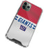 NFL New York Giants White Striped iPhone 11 Pro Max Clear Case