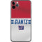 NFL New York Giants White Striped iPhone 11 Pro Max Skin