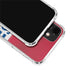 NFL New York Giants White Striped iPhone 12 Clear Case