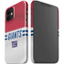NFL New York Giants White Striped iPhone 12 Mini Lite Case