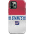 NFL New York Giants White Striped iPhone 12 Pro Impact Case
