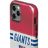 NFL New York Giants White Striped iPhone 12 Pro Impact Case