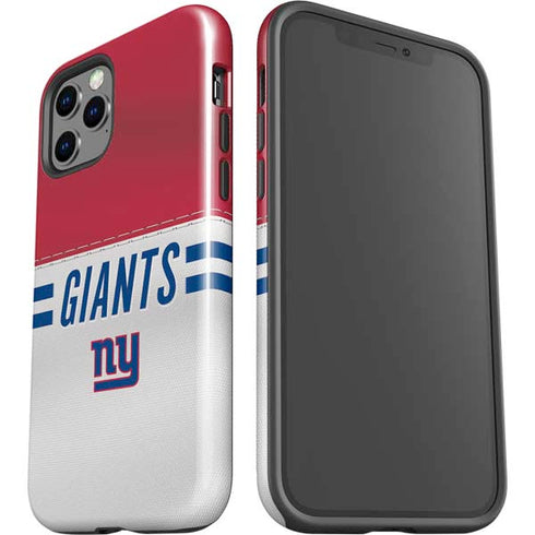 NFL New York Giants White Striped iPhone 12 Pro Impact Case