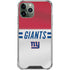 NFL New York Giants White Striped iPhone 12 Pro Max Clear Case