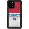 NFL New York Giants White Striped iPhone 12 Pro Max Waterproof Case