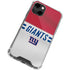 NFL New York Giants White Striped iPhone 13 Clear Case