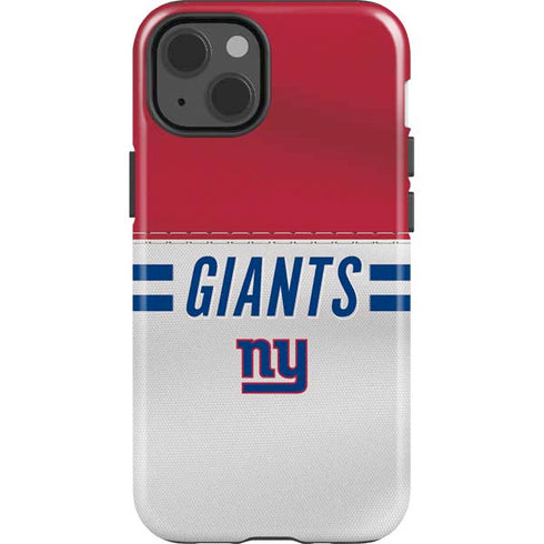 NFL New York Giants White Striped iPhone 13 Impact Case
