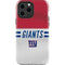 NFL New York Giants White Striped iPhone 13 Pro Max Impact Case