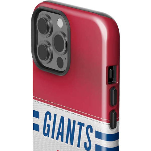 NFL New York Giants White Striped iPhone 13 Pro Max Impact Case