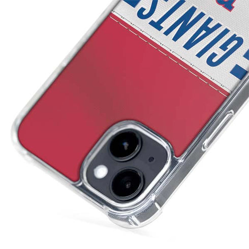 NFL New York Giants White Striped iPhone 15 MagSafe Case