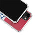 NFL New York Giants White Striped iPhone 15 Plus Clear Case