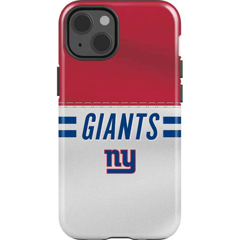 NFL New York Giants White Striped iPhone 14 Impact Case