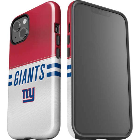 NFL New York Giants White Striped iPhone 15 Impact Case