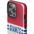 NFL New York Giants White Striped iPhone 14 Pro Impact Case