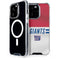 NFL New York Giants White Striped iPhone 15 Pro MagSafe Case
