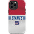 NFL New York Giants White Striped iPhone 15 Pro Max Impact Case