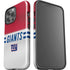 NFL New York Giants White Striped iPhone 15 Pro Max Impact Case