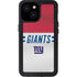 NFL New York Giants White Striped iPhone 15 Waterproof Case