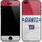 NFL New York Giants White Striped iPhone 5/5s/5SE Skin