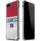 NFL New York Giants White Striped iPhone 7/8 Plus Clear Case
