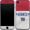NFL New York Giants White Striped iPhone 7 Skin