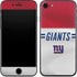 NFL New York Giants White Striped iPhone 7 Skin