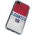 NFL New York Giants White Striped iPhone SE (2nd & 3rd Gen) Clear Case