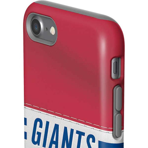 NFL New York Giants White Striped iPhone SE (2nd & 3rd Gen) Pro Case