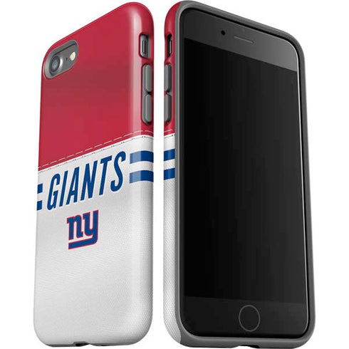 NFL New York Giants White Striped iPhone SE (2nd & 3rd Gen) Pro Case