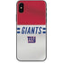 NFL New York Giants White Striped iPhone X Skin