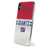 NFL New York Giants White Striped iPhone X Skin