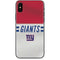 NFL New York Giants White Striped iPhone XS Skin
