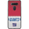 NFL New York Giants White Striped LG K51/Q51 Clear Case