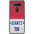 NFL New York Giants White Striped LG K51/Q51 Clear Case