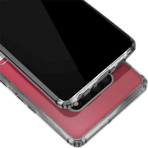 NFL New York Giants White Striped LG Stylo 6 Clear Case