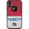 NFL New York Giants White Striped LifeProof Fre iPhone Skin