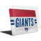 NFL New York Giants White Striped MacBook Air 15in (2023-2025) Case plus Skin