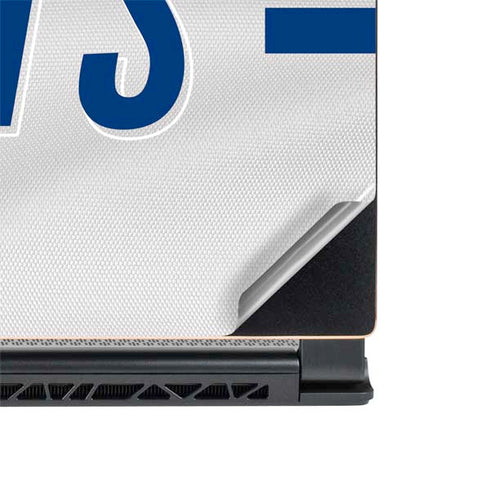 NFL New York Giants White Striped MSI GS65 Stealth Laptop Skin