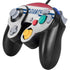NFL New York Giants White Striped Nintendo GameCube Controller Skin