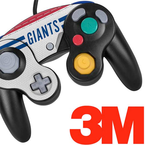 NFL New York Giants White Striped Nintendo GameCube Controller Skin