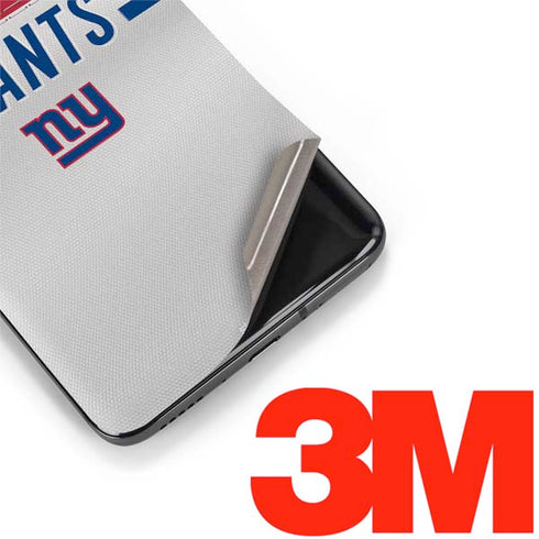 NFL New York Giants White Striped OnePlus 7 Pro Skin